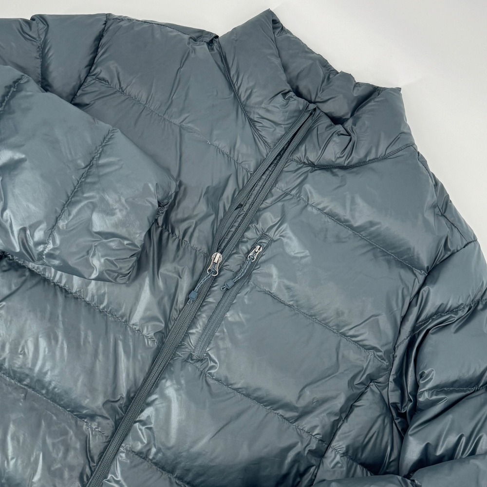 Eddie Bauer Women's XXL‎ Down 650 Fill Puffer Jacket Gray Full Zip
